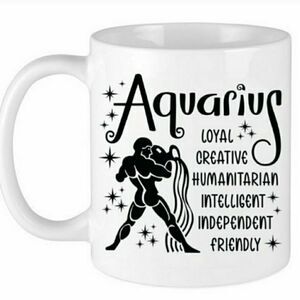 *Coffee mug, ZODIAC Aquarius